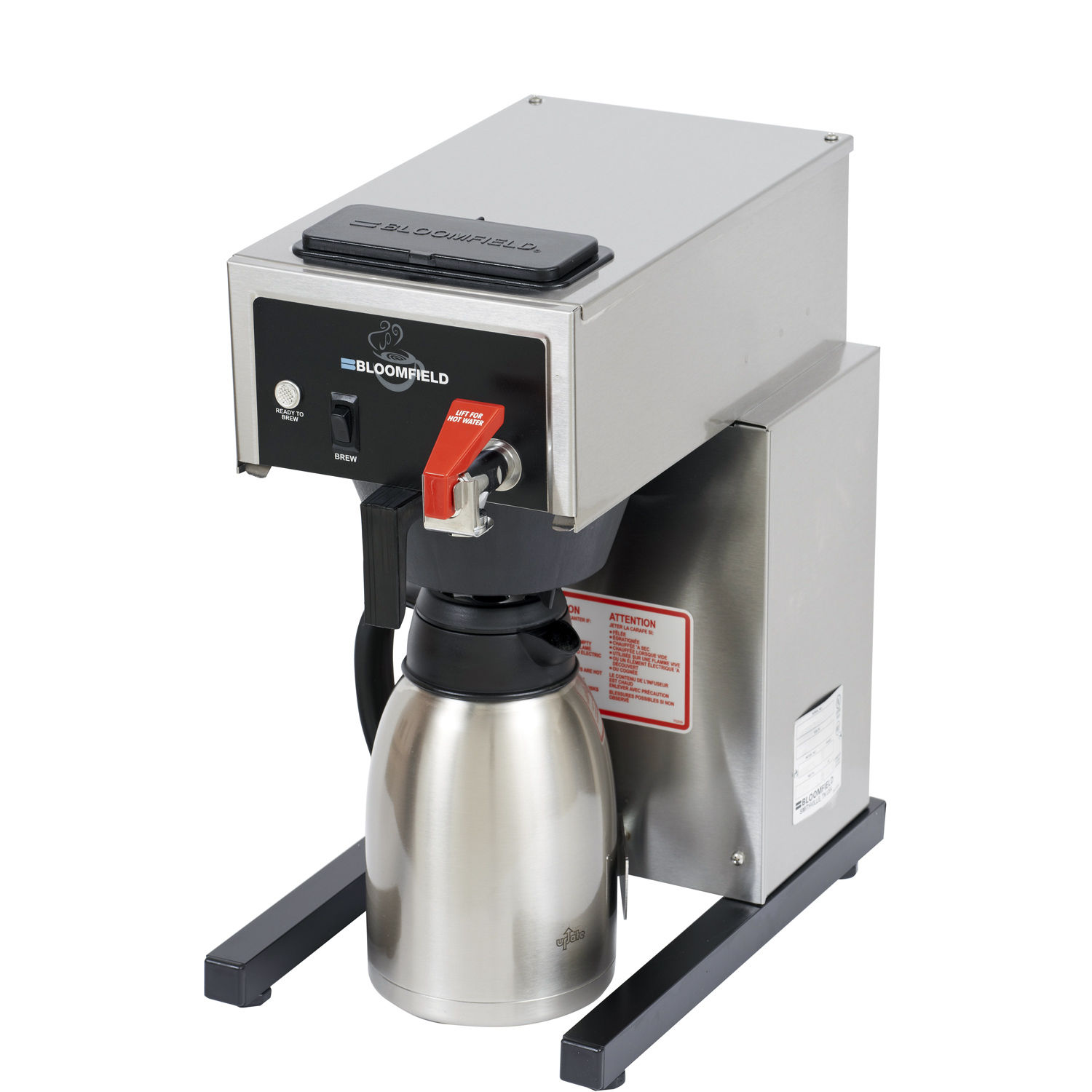 1 gallon Airpot Coffee Dispenser with Pump - Insulated Coffee Carafe