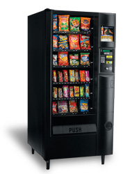 Four-Across-Snack-Machine Snack and Beverage Vending Machines for Businesses in New Jersey and New York